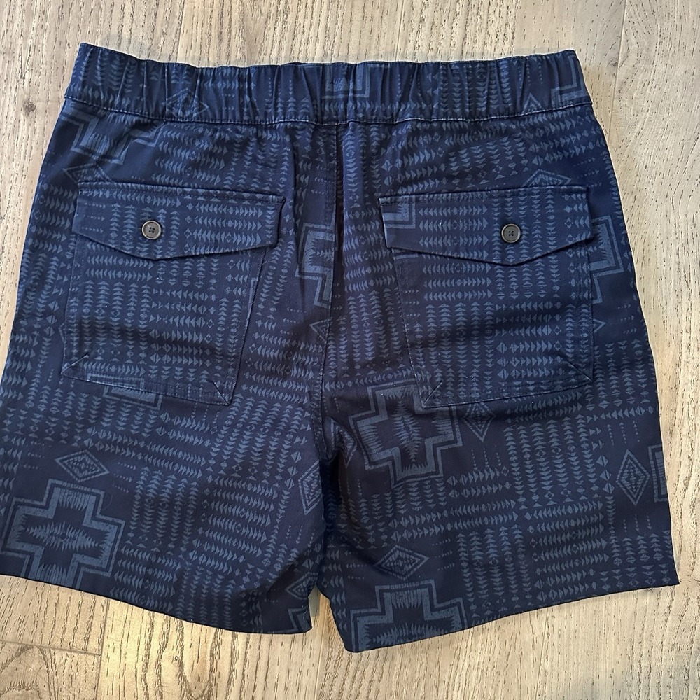 Pendleton Shorts Men Medium Blue Southwestern Nav… - image 5